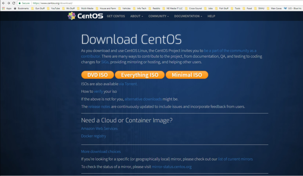 Установка и настройка centos 8 на hyper v