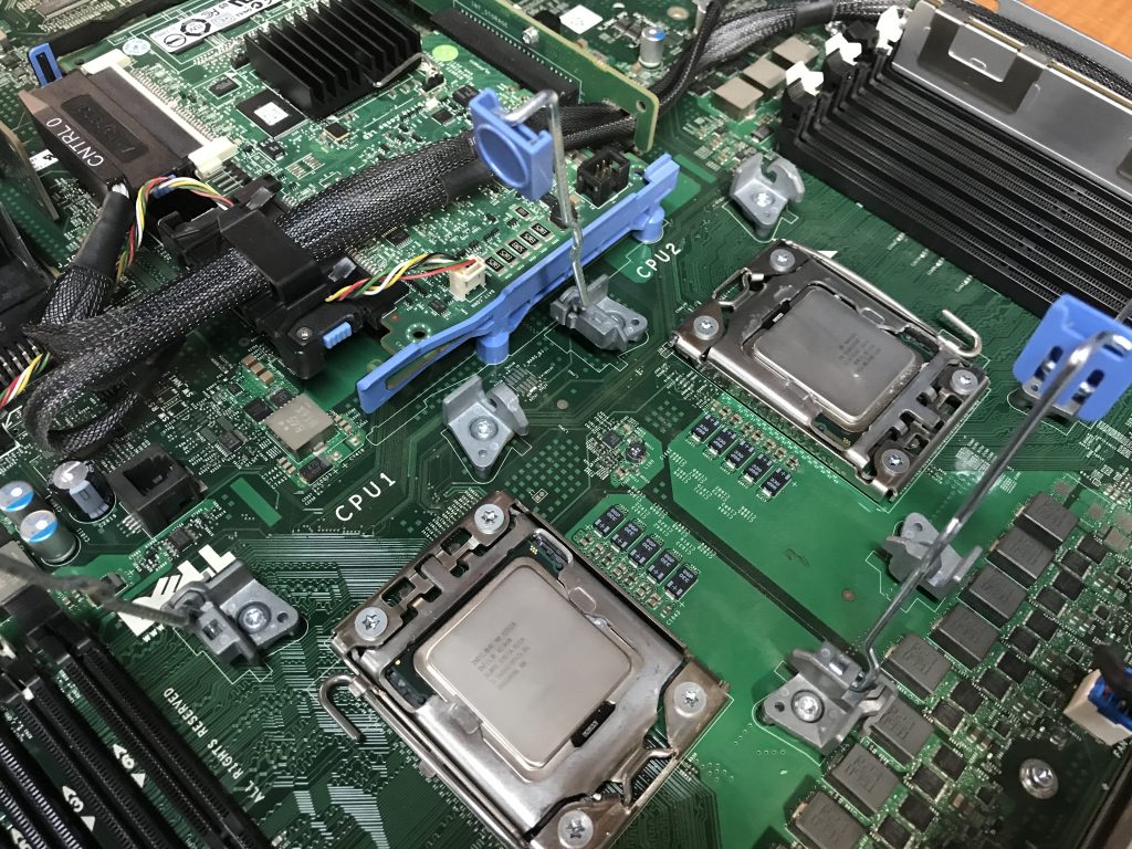 Dell R610 Intel Xeon CPU Upgrades - Cleaned CPUs