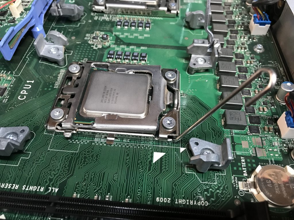 Dell R610 Intel Xeon CPU Upgrades - Removing CPUs