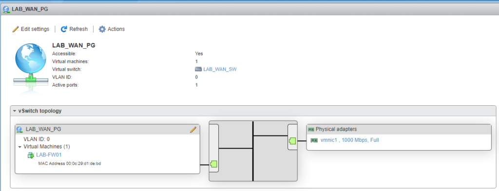 VMware Port Group