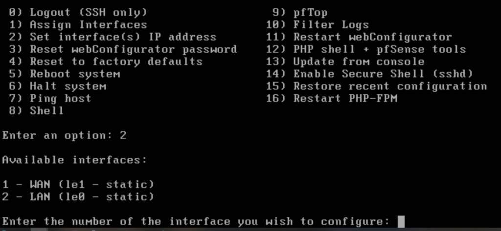 Get Internet To Homelab pFsense