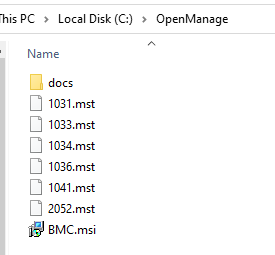 OpenManage Installer