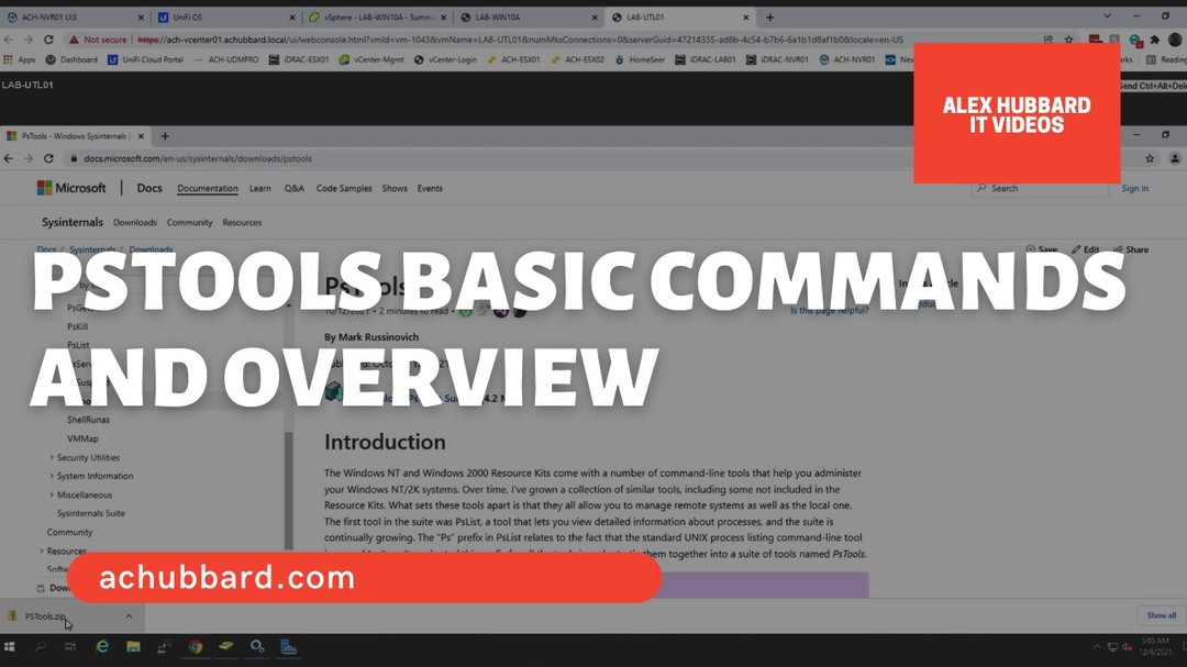 PSTools is a powerful suite of command line tools that can be leveraged by IT System Administrators. Today we are going to take a basic look at a few of these tools.
Link to today's video in bio.

#ach_sysadmin #pstools #sysinternals #microsoft #powershell #systemadmin #sysadmin #systemsadministrator #achubbard #psexec #psloggedon #psinfo #sysadmintools
