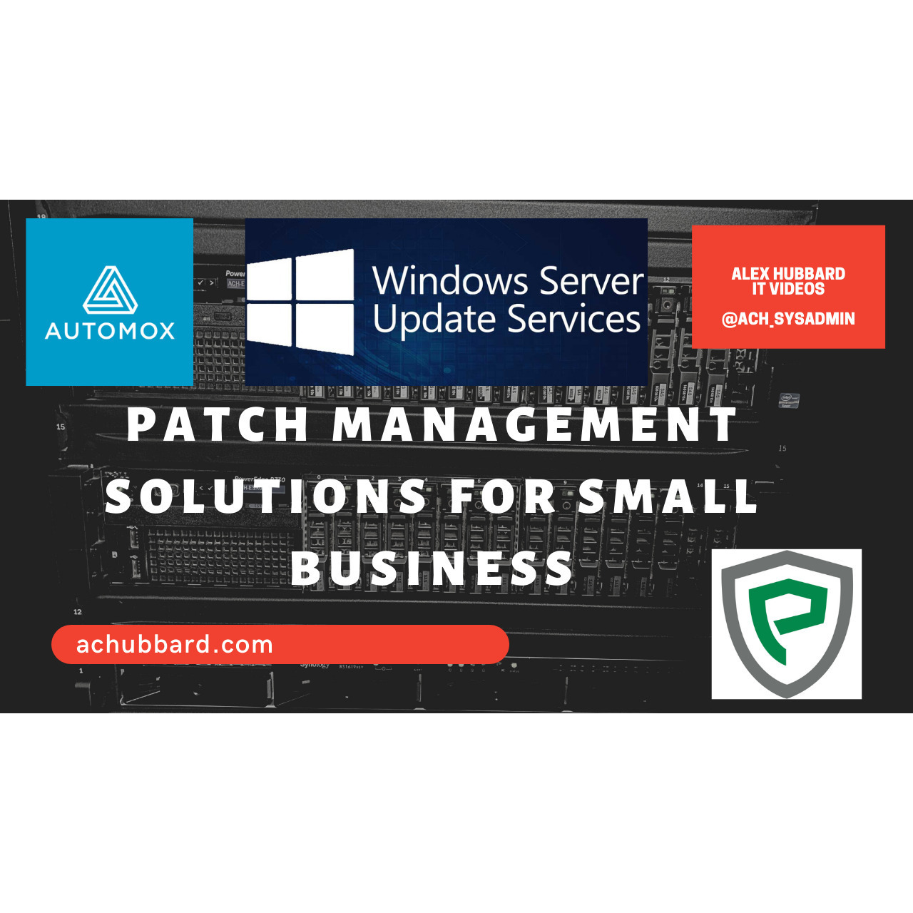Today we are going to discuss patching. Patching is very important in today's ever changing threat landscape.
 #automox #Homelab #manageengine #patchmanagerplus #patching #patchinglinux #patchingmacos #patchingsolutions #patchingwindows #server #sysadmin #Windows

https://www.youtube.com/watch?v=OHCvyAOJhsE