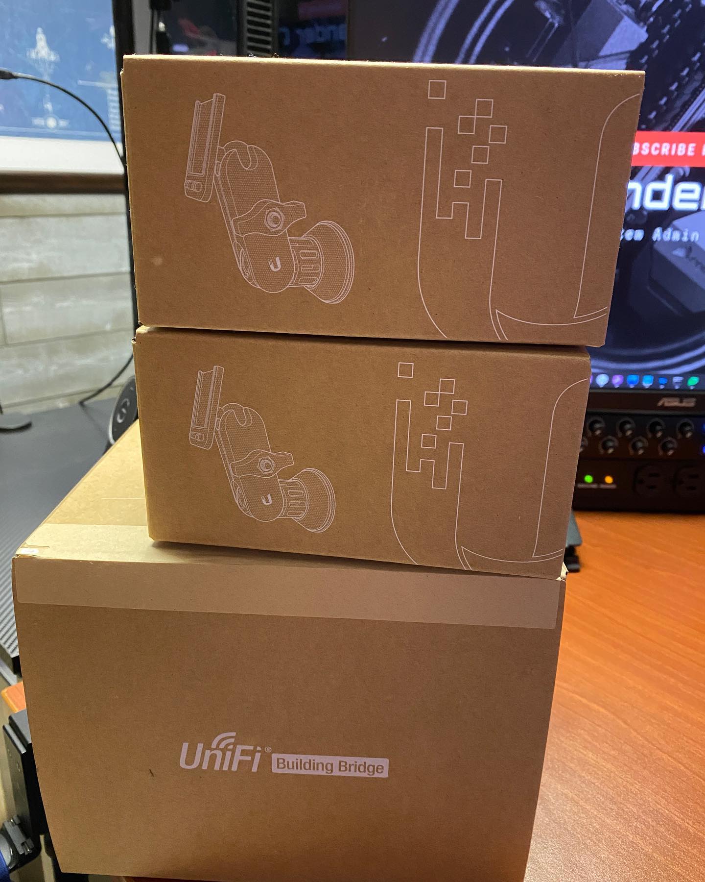 Picked up a set of Ubiquiti’s building to building bridges for my UniFi system. I have been looking to pick these up for a while. B and H photo finally had some in stock recently. #unifi #ubiquiti #bhphoto #achsysadmin #ach_sysadmin #networking #ubnt #unifinetwork
